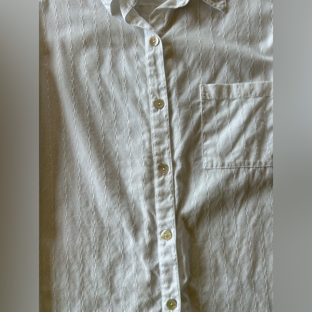 Chico's | White Button Down Shirt - Picture 3 of 8